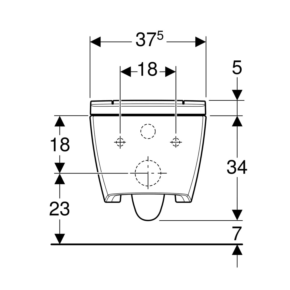 Geberit Aquaclean - Sela Wandhangend - Afbeelding 8