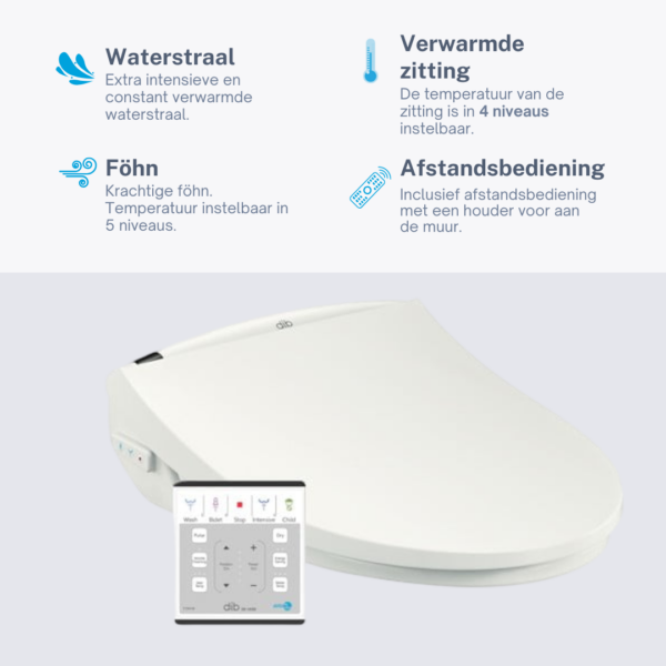 Alternative view of Douche wc Dib C430R bidet design
