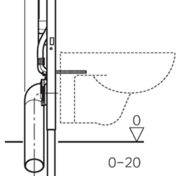 Geberit Duofix Sigma 8 cm Inbouwreservoir met frame - Afbeelding 5