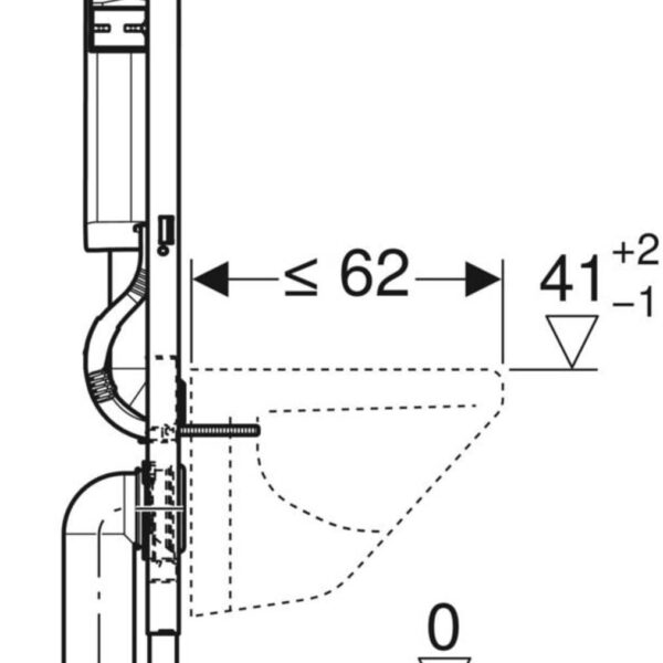 Geberit Duofix Sigma 12 cm Inbouwreservoir met frame - Afbeelding 8