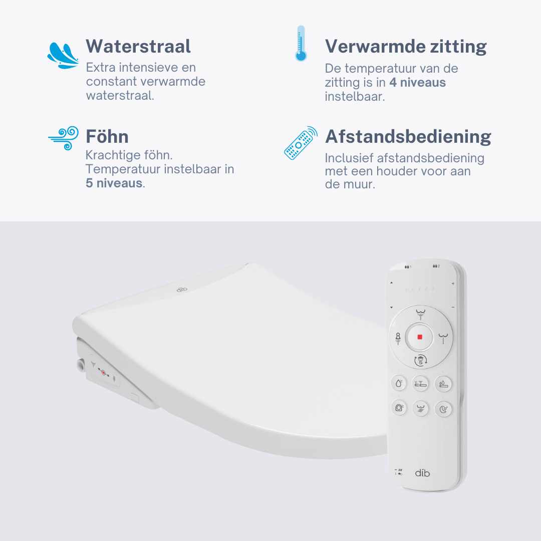 Douche wc Dib U850R - bidet design - Afbeelding 2