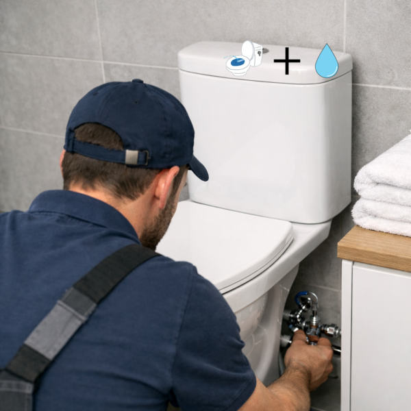 Water + Bidet installatie