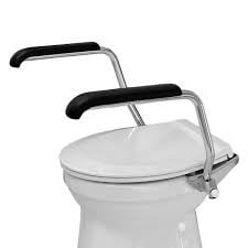 Toiletbeugelset - RVS Armsteunen voor Extra Ondersteuning - Afbeelding 3