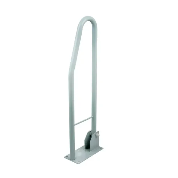 Opklapbare Toiletbeugel - Wandmontage - Wit - 70 cm - Afbeelding 4