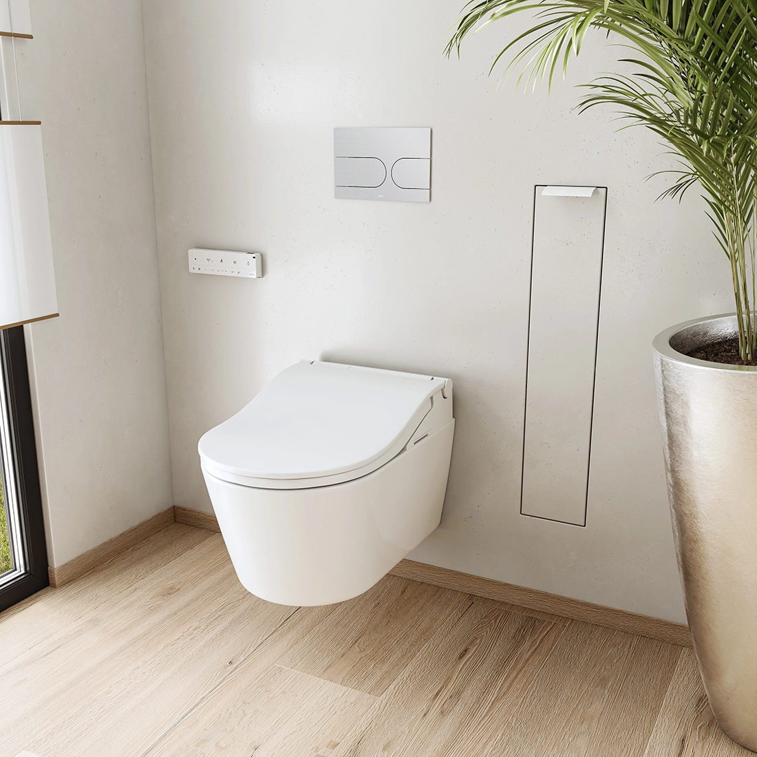 TOTO RW installatieset - Complete installatieset voor de TOTO RW - inc autoflush – witte details - Afbeelding 3